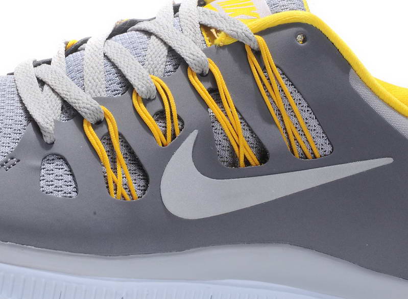 nike Free Run 5.0 V2  Mens and Womens Running Shoes New Breathable Gray Yellow (2)